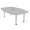 Skutchi Designs 45 in W, 71.5 in L, 29 in H, Engineered Wood Top, Grey H-BOT-4672-PT-01-EL - alternate 1